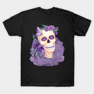 Purple Skull T-Shirt